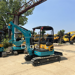 Excavatrice d'occasion à vendre Mini Kubota kx15 LIVRAISON GRATUITE Excavatrice hydraulique d'occasion avec des pièces de machines de construction bon marché - Product Image 6