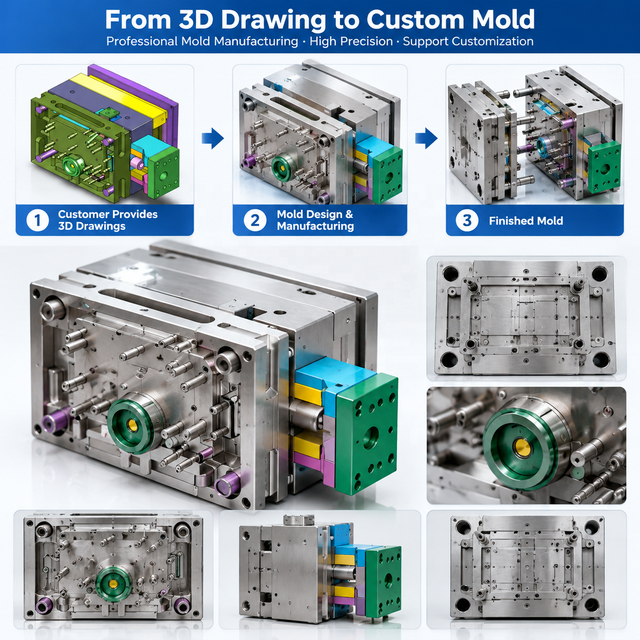 Oem Custom Molds Manufacturing PEEK PEI PPS PPSU PSU Molding Parts Plastic Injection Mold Part Moulding Injection Mold Product