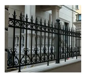 Hot Sale ornamental fence aluminum fence decorative wrought iron fence