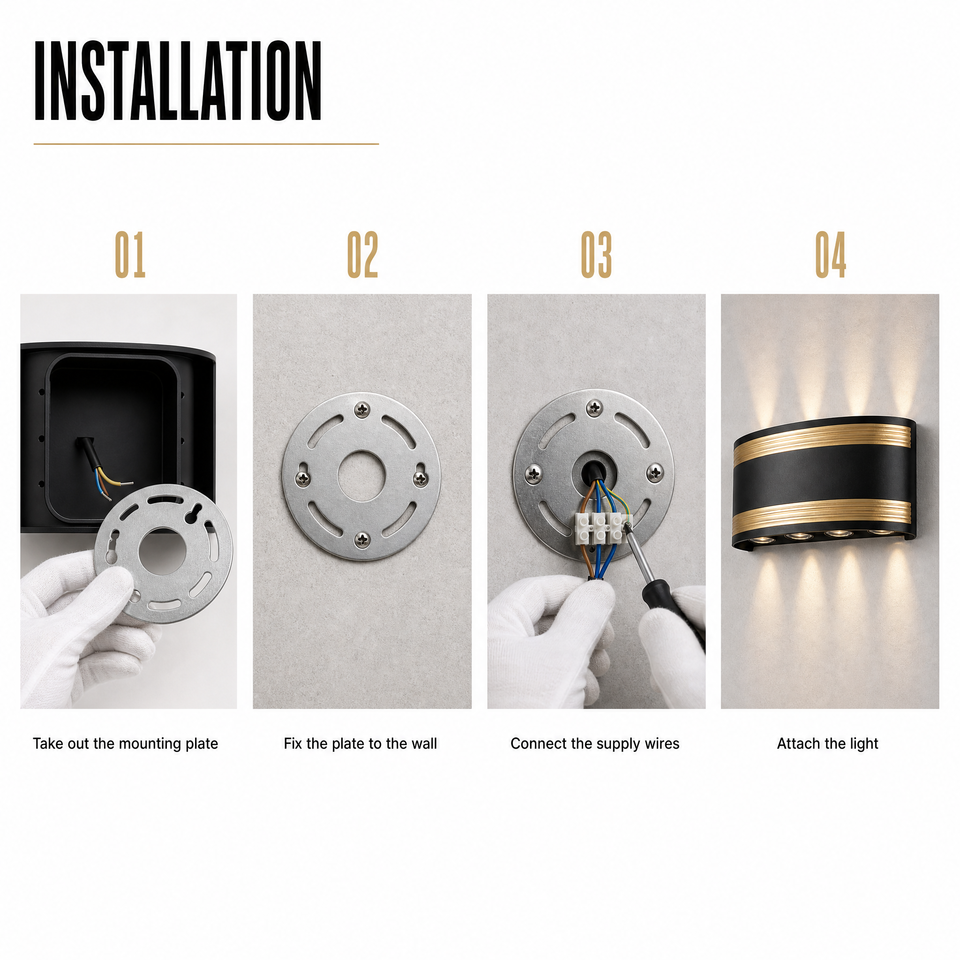 Up Lighting Color Examples Up Down Wall Sconce Applique Murale Exterieur for Hotel Facade IP65 Die ...
