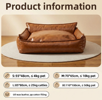Neues Design Ganzjahres-Universal-Haustierbett, Abnehmbares Waschbares Wasserdichtes Leder-Sommer-Hundebett