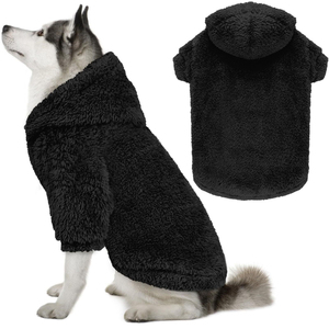Bata de Baño para Perro de Felpa Simple Personalizada de Fábrica, Abrigo con Capucha Cómodo para Invierno y Primavera para <span class=keywords><strong>Perros</strong></span> Pequeños y Medianos - Product Image 2