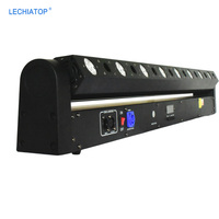 Équipement de scène professionnel 8 yeux Laser rouge 500mw 638nm avec 8X5W ambre LED tête mobile faisceau Laser barre Disco lumières pour événement