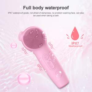 Electric Face Brush Handheld Silicone Scrub Brush for <strong>Facial</strong> <strong>Exfoliating</strong> Pore Cleaning Whitening Deep Cleansing <strong>Facial</strong> <strong>Tool</strong> - Product Image 4