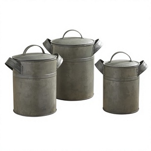 Large Capacity Modern Design Metal Kitchen Vegetable Storage Canister Set Freshness Preservation for Potato Food Containers - Product Image 1