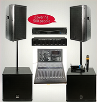 Équipement audio passif 2 canaux pleine gamme pour DJ, performance scénique, enceinte professionnelle 15 pouces, caisson de basses 18 pouces