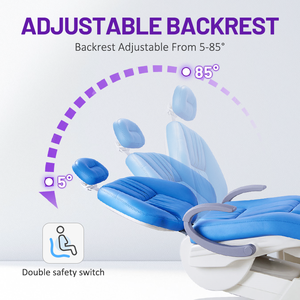 <span class=keywords><strong>Unit</strong></span>à dentaria elettrica della sedia con progettazione ergonomica di ceramica Spitton con il vassoio dello strumento per la clinica dentaria - Product Image 3