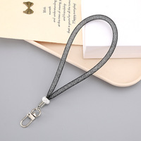 Lanière de téléphone paracorde tressée avec œillets en métal-Porte-clés à corde courte bricolage pour étui de téléphone, accessoires de pendentif