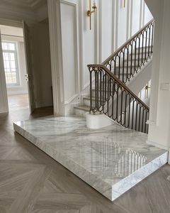 <span class=keywords><strong>Escalier</strong></span> en marbre TL, <span class=keywords><strong>escalier</strong></span> intérieur incurvé en pierre naturelle, garde-corps en fer - Product Image 3