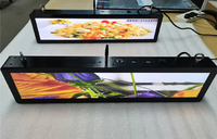 Écran à bande double face suspendu de 14 pouces Moniteur portable 4K à écran tactile 3840*1100