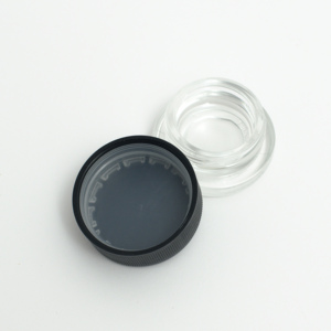 Tarro concentrado resistente a los niños Cannacoast reciclable 5ml 9ml contenedor de vidrio transparente grueso diseño cuadrado capacidad personalizada - Product Image 2