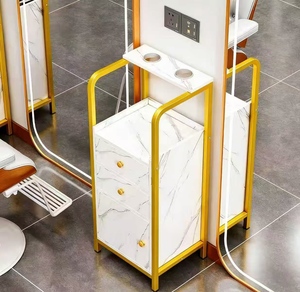 Armoire à outils pour salon de coiffure, comptoir à outils pour institut de beauté, chariot à outils pour institut de beauté, étagère de rangement dédiée pour salon de coiffure, armoire pour coupe de cheveux - Product Image 6