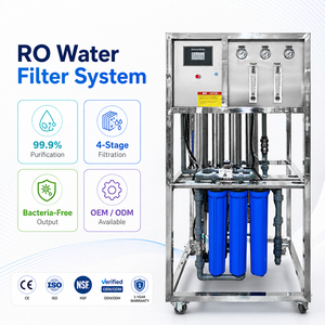 Système d'osmose inverse industriel avec acier inoxydable 304, filtre 1000 LPH pour station d'eau - Product Image 1