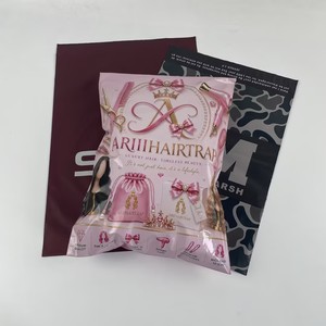 Cute Pink Plastic Shipping Bags Self-adhesive Bulk Package Custom Logo Mailing Pouch Parcel Bag with Self Adhesive Tape - Product Image 5