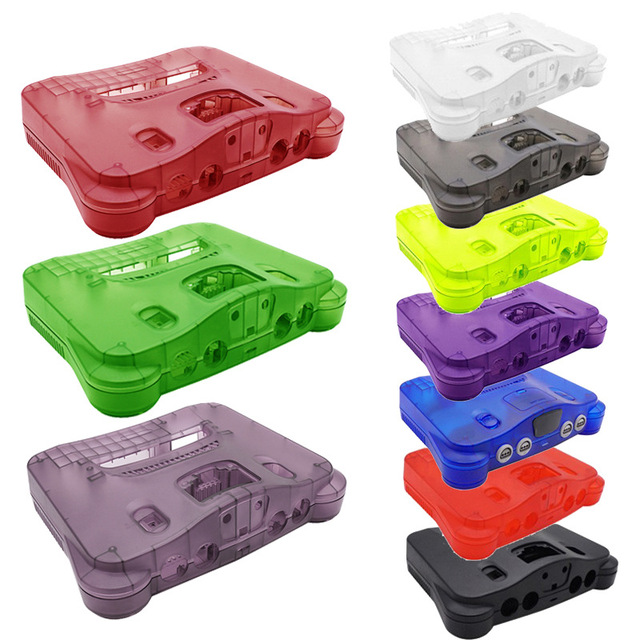 Transparent Plastic Game Protective Case for Nintendo N64 Game Console Controller Cover Protective Shell