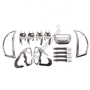 WZXD Car <b>Door</b> Handle Cover Head Tail <b>Light</b> Lamp Trim Exterior Decoration Accessories 2006 2007 for Triton L200 - Product Image 1