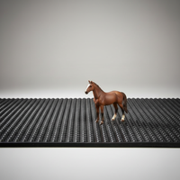 Alfombrillas/Pisos de Goma SBR/NBR Personalizables, Aptos para Caballos y Ganado, con una Dureza de 65 Grados