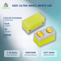 LED SMD 0201 blanc chaud à faible consommation pour l'éclairage des micro-appareils et les indicateurs de statut – Usine OEM/OBM