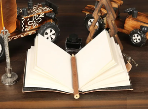 Diario de Cuero con Impresión UV, Mandala, Chakra, Yoga, Cuaderno Espiritual, Estilo Boho, Diario de Meditación y Mindfulness - Product Image 3