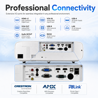 Proyector Láser WUXGA de 5200 Lúmenes con Relación de Alcance de 1.2-2.0 para Salas de Conferencias y Aulas