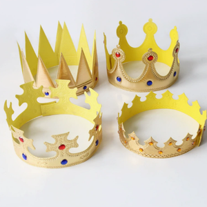 Chapeau d'anniversaire pour enfants WE-DO Prince Crown, personnalisable, en matériaux de qualité, très vendu, accessoires de <span class=keywords><strong>décoration</strong></span> pour fêtes en extérieur et événements festifs - Product Image 2