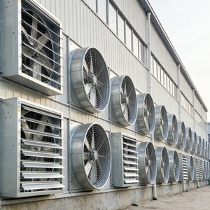 Ventilateur d'extraction industriel mural de 54 pouces pour atelier, serre et élevage avicole - Product Image 3