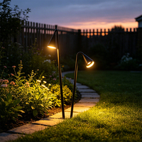 Lumière de jardin extérieure avec garantie de 5 ans, IP65, en aluminium, étanche, LED, haute luminosité, DC24V, projecteur LED électrique