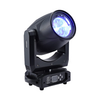 Projecteurs LED COB à tête mobile 400W avec zoom, couleurs bleu, jaune, blanc et blanc chaud