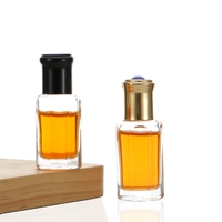 3-12Ml Petite Bouteille à Boule Octogonale Bouteille à Boule d'Huile Essentielle de Massage Bâton de Parfum Échantillon Bouteille Vide
