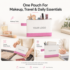 Bolsa <span class=keywords><strong>de</strong></span> Lona Personalizada con Bloques <span class=keywords><strong>de</strong></span> Color para Cosméticos, Kit Menstrual, Estuche <span class=keywords><strong>de</strong></span> Lápices y Bolsa <span class=keywords><strong>de</strong></span> Regalo Diaria, Venta al por Mayor - Product Image 4