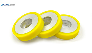 Polyurethan beschichtetes Rad PU-Rollen gummi trommel Kunden spezifisches DIY-Rollen förderband Führungs rad Getriebe rad - Product Image 2