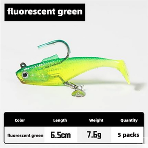 Jumping Fishing Lures Lead Bottom Anti-hanging Mandarin <strong>Fish</strong> Bass <strong>Catfish</strong> Black Sea <strong>Fish</strong> Lure <strong>Bait</strong> Soft <strong>Bait</strong> - Product Image 6