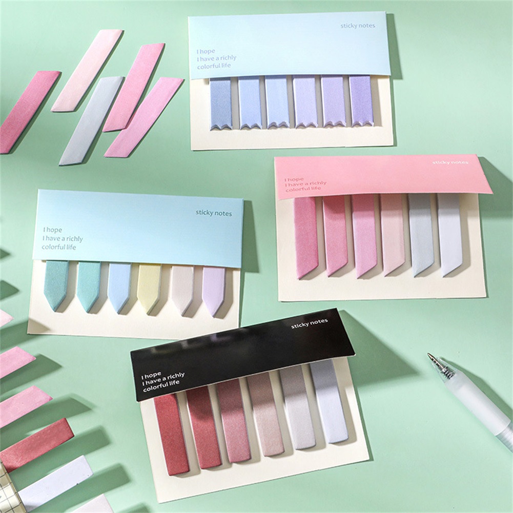 Цветной блокнот для студентов, высокий уровень внешнего вида, индексные стикеры Morandi, офисные Маркеры для сообщений, многократные заметки