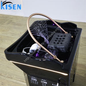 Kisen prix de gros shampooing bassin Portable tête Spa Japeness traitement des cheveux plateau sans tuyau avec réservoir de 60L lumière LED chauffage - Product Image 4