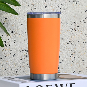 Vaso de Café Aislado de Doble Pared de 20 oz a Precio de Fábrica, Vaso de Viaje de Acero Inoxidable de 20 oz con Tapa Hermética - Product Image 1