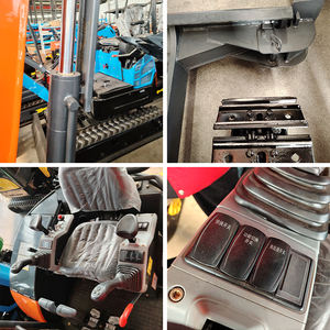 Mini-excavatrice hydraulique rotative AIDE de 2,5 tonnes et 3,5 tonnes, mini-excavatrice sur chenilles, moteur diesel, tout-terrain, à vendre - Product Image 6