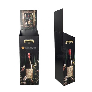 Tùy Chỉnh Rượu Vang Đỏ Đổ Thùng Hiển Thị Các Tông Whiskey <span class=keywords><strong>Pallet</strong></span> Kệ Tinh Thần Bán Lẻ Pop Sóng Giấy <span class=keywords><strong>Dump</strong></span> Hiển Thị - Product Image 4