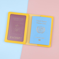GERUI Étui de Passeport Personnalisable en Cuir PU Style National, Portefeuille de Voyage et d'Affaires, Modèle Fin Effet Marbre GR025 30G