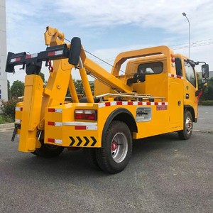 Camión de Remolque Integrado Dongfeng 4x2 de 6 Toneladas, Camión de Rescate y Recuperación en Carretera con Grúa Hidráulica - Product Image 3