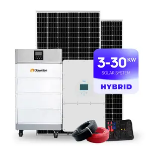 ソーラーシステム20kwインバータソーラーパネル卸売価格リチウム家庭用太陽光発電システムコンポーネント