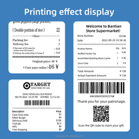 Impresora de Recibos MASUNG MS-FPT201P de 58 mm con Cortador Automático, Módulo de Impresora Térmica Integrado para Kioscos y Restaurantes