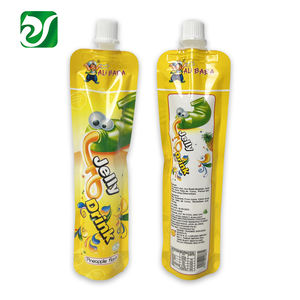 Poşet De Jus Emballage Plastique De Juspots Et Sachets De Yaourt OEM jöle emzik çanta standı up baskı suyu memesi Doypack - Product Image 3