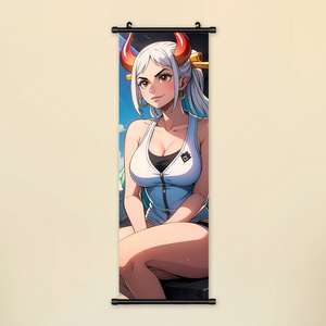 Poster mural en tissu 70*25cm, 3000 motifs, Anime japonais One Piece, Peintures de filles sexy, Décoration murale - Product Image 4
