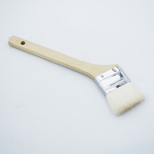 Pincel de pintura de radiador con mango doblado de madera larga de Cerdas puras, pinceles de lana, pincel de pintura multiángulo - Product Image 4