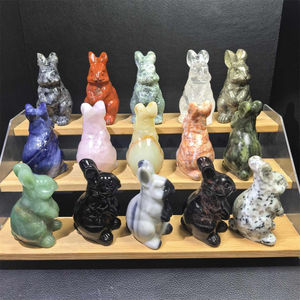 Cristal Energético de Bajo Precio para Sanación, Meditación Espiritual, Material Mixto, Conejo para Adorno - Product Image 3