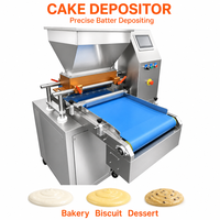 Déposeuse de pâte automatique haute capacité en acier inoxydable, machine à déposer des biscuits pour pâtisserie