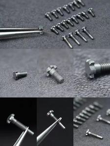 Colore titanio opaco 4 punte/5 punte RM035 vite per orologio per RM watch bezel case connect band rm035 parti strumenti - Product Image 2