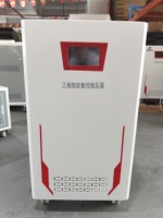 Régulateur de tension automatique (AVR) Shenzhen 10000 Watts 380V Triphasé 100KVA, composants en cuivre, boîtier en acier inoxydable, efficacité de 98%