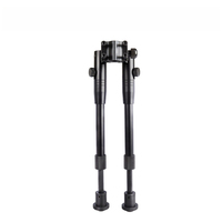 Trépied de chasse extensible 2 en 1 en alliage d'aluminium métallique de 6 à 9 pouces, 20 mm, pour l'entraînement