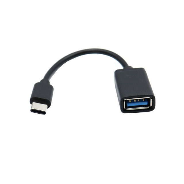 Type-C OTG Adapter with USB-C Connector for Connecting Mouse Keyboard. OTG Data Cable with AU EU UK US Plugs Mobile Phone Use